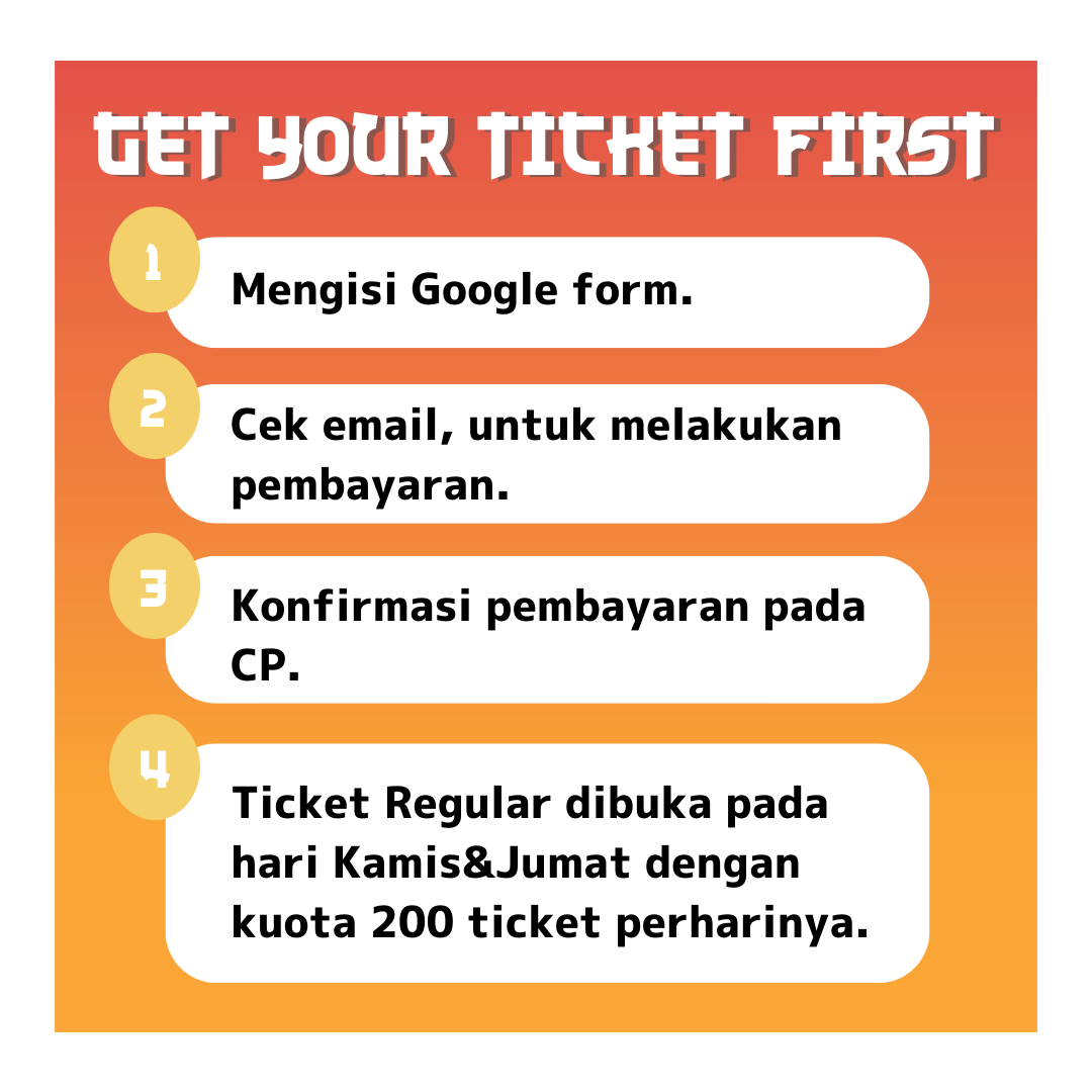 jpcunesa_'s tweet photo. [HMJ Bahasa dan Sastra Jepang Universitas Negeri Surabaya]
Proudly Present 
🏮Japan Pop Culture 2022 A New World🏮

✨ REGULAR TICKET ✨ https://t.co/iX98Q3J31F