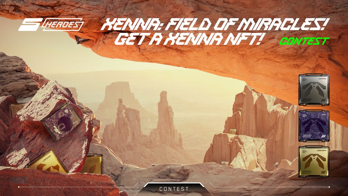 🥳 Find all Xenna cards &amp; win one for yourself!

-Find all Xenna NFTs: bit.ly/3VhsBBa
-Your answers in Gleam → bit.ly/3VrC2xB
-Tag 3 friends
-💕&amp;RT

4 lucky winners get Rare Community Boxes, and 1 LUCKIEST will get a Common Xenna NFT! 
#giveaway #airdrop #gleam