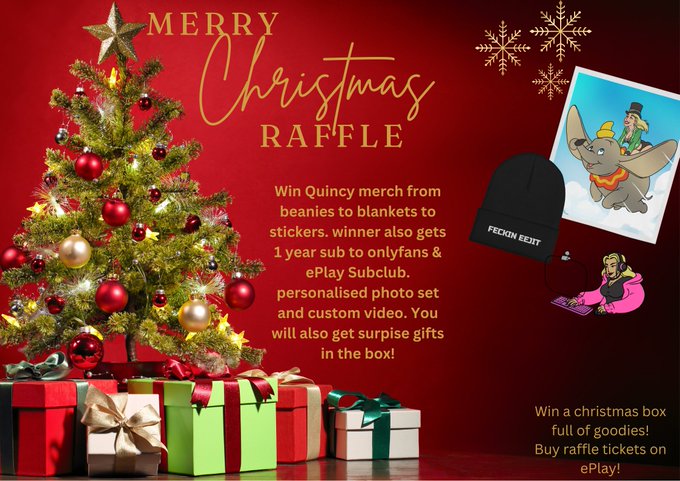 That time of year has arrived! The special Christmas raffle I run every year! So many cute prices to