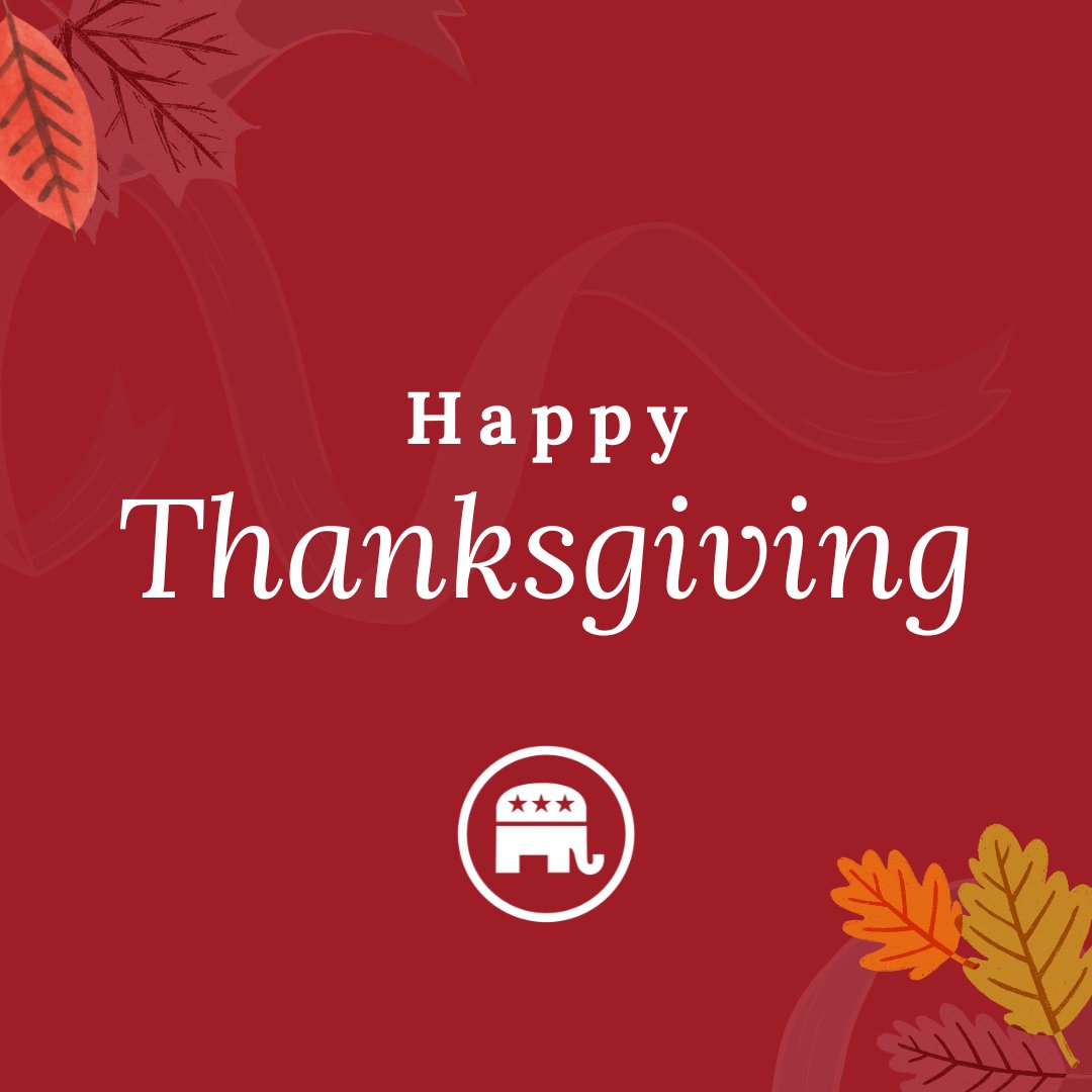 Republicans's tweet photo. Happy Thanksgiving! https://t.co/GiFVva3Xon