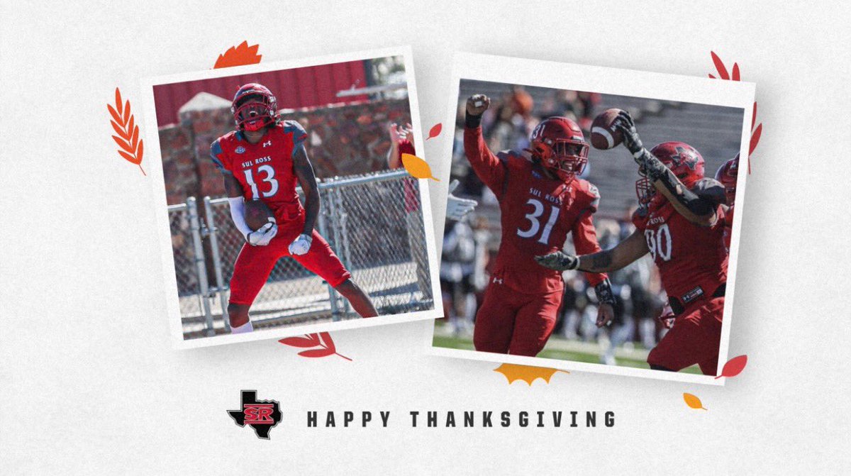 SRSUFootball's tweet photo. Happy Thanksgiving to you and your family! https://t.co/inDi3PNfcQ