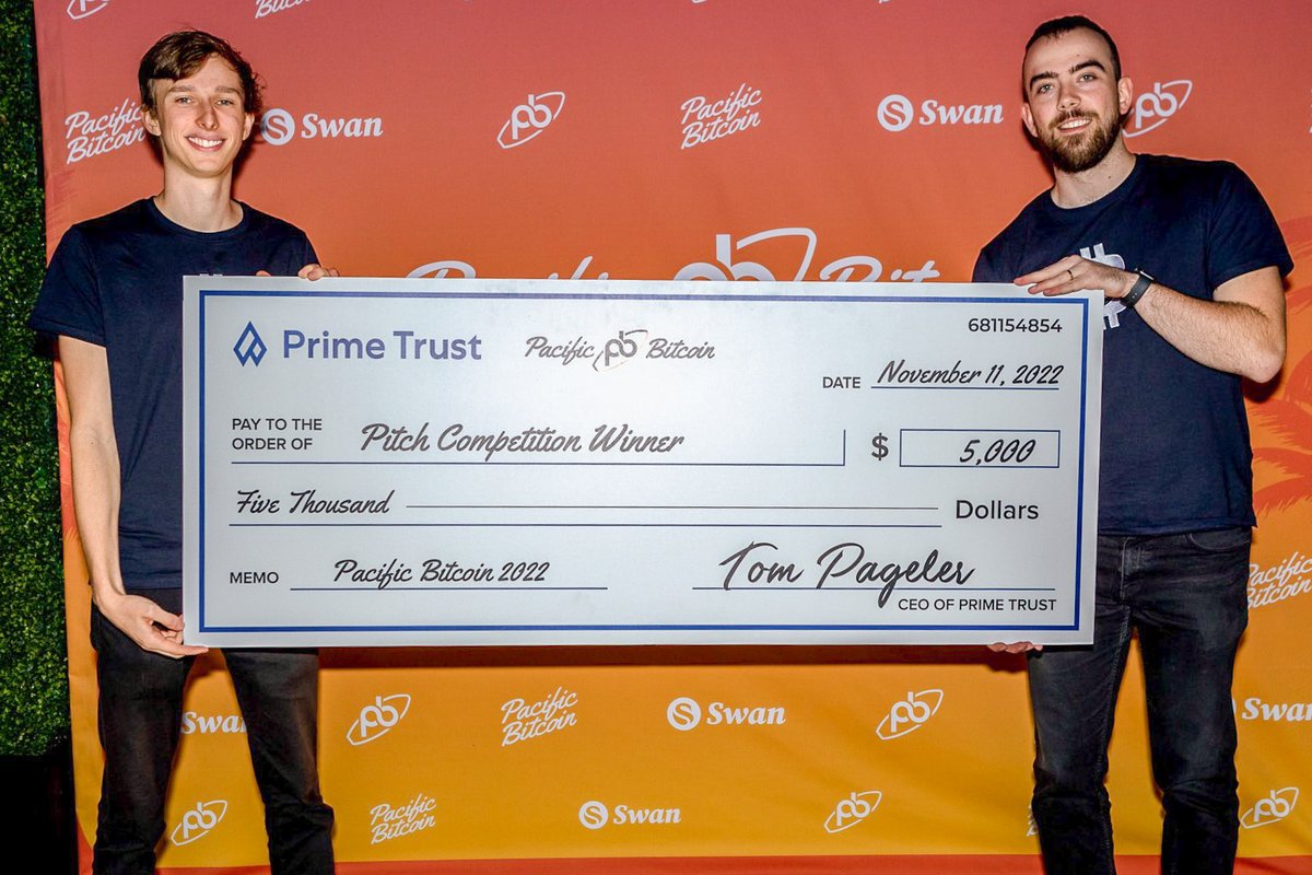TweetoshiApp's tweet photo. 🇨🇿
Vyhráli jsme @pacificbitcoin startup soutěž! 🏆

Jeli jsme do Los Angeles 🇺🇸 potkali jsme spoustu bitcoinerů, skvěle jsme se bavili a dostali jsme super pozitivní zpětnou vazbu 🧡

Tohle byla to naše první globální akce 👇
1/2 https://t.co/kapc6Syr5D