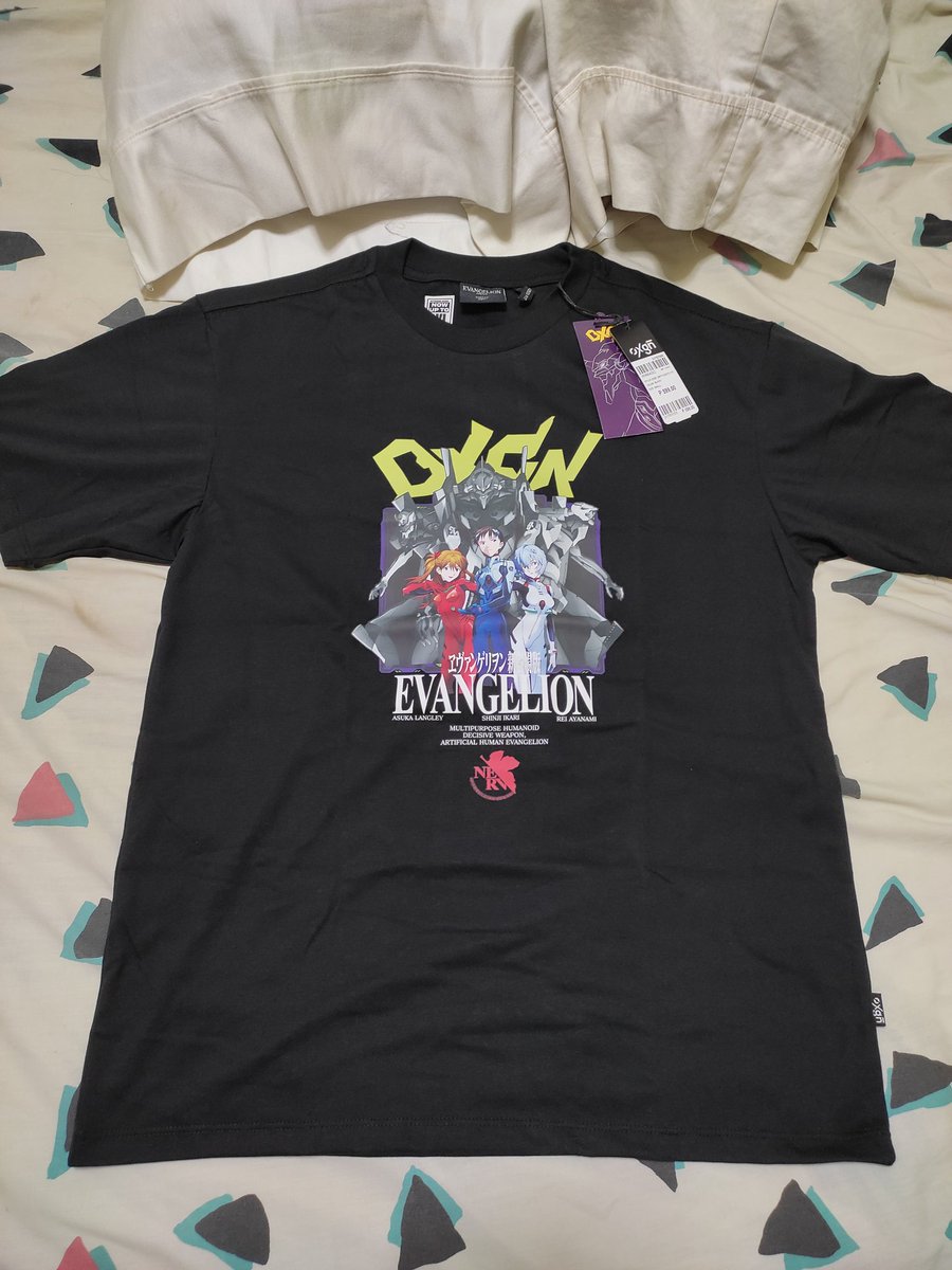 tan_lisette's tweet photo. OXGN x Evangelion T-Shirt: Shikinami Asuka Langley, Shinji Ikari, and Rei Ayanami #oxgn #oxgnfashion #oxgnxevangelion #evangelionxoxgn #shikinamiasukalangley #asukalangley #shinjiikari #reiayanami #evaunit02 #evaunit01 #evaunit00 #neongenesisevangelion https://t.co/wRVvn4ISiE
