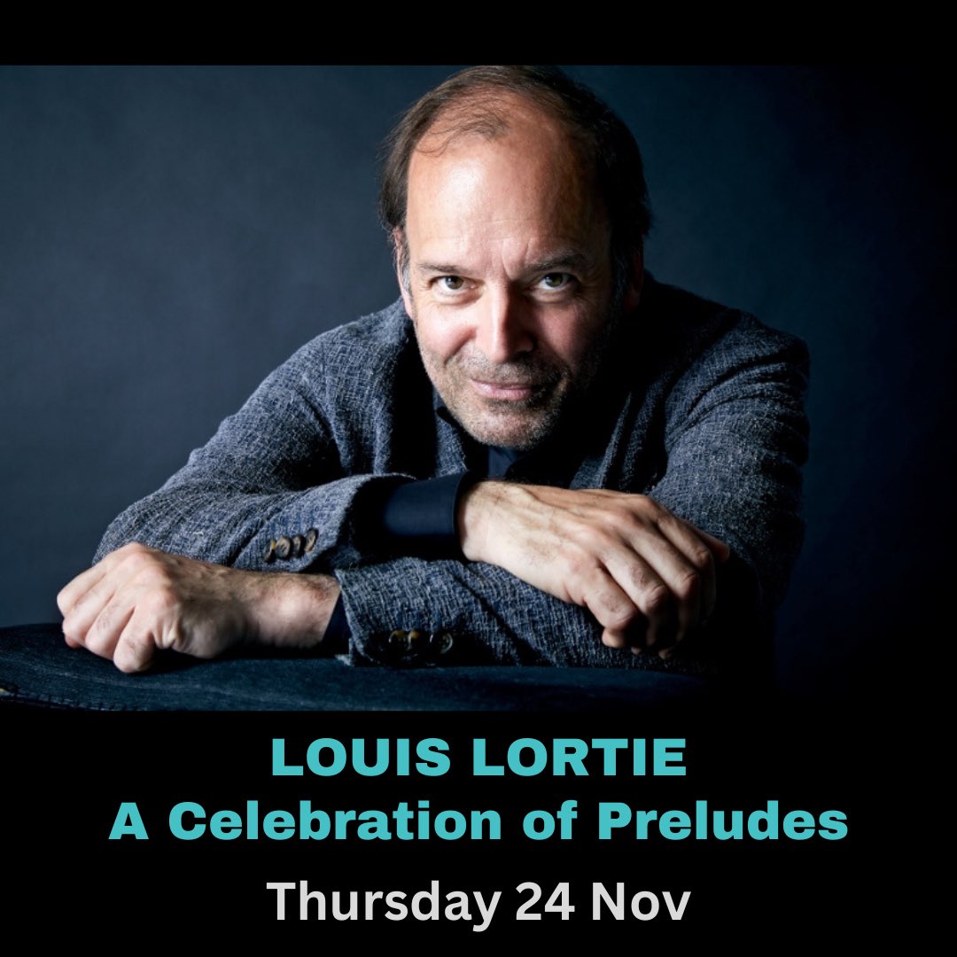 TONIGHT
Louis Lortie
7:30pm
A celebration of Preludes
Frédéric Chopin: 24 Preludes, Op. 28
Alexander Scriabin: 24 Preludes, Op. 11 
César Franck: Prelude, Chorale &amp; Fugue
Get tickets on bio 🎟