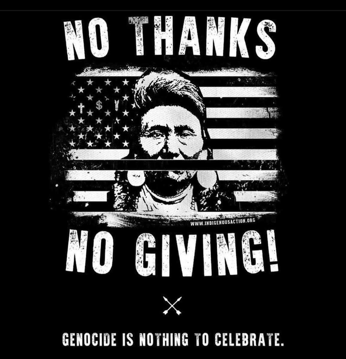 Indigenous_Act's tweet photo. Some of us choose to fast on this day. Some of us recognize a day of mourning. And still many of us continue to fight back and forward…

Celebrate and support autonomous Indigenous resistance.

#nothanksnogiving #thankstaking #nothanks #nothanksgiving https://t.co/CGrrpt2aeM