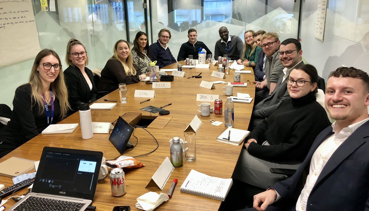 Brilliant day 2 of our presentation skills training! Great to see the team developing and throwing themselves in at the deep #ProudToBePartOfThisTeam #AIG #IWorkForAIG