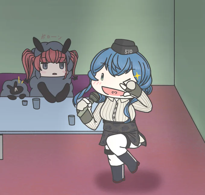 話題の艦娘、ゴトランt…ドさんを描きました。(ゴトオケバージョン) 
