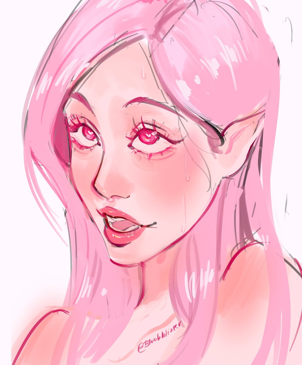 I actually forgot to post this last time, she’s was heavily inspired by…iykyk :D I actually kinda proud with this quick painting #belledelphine