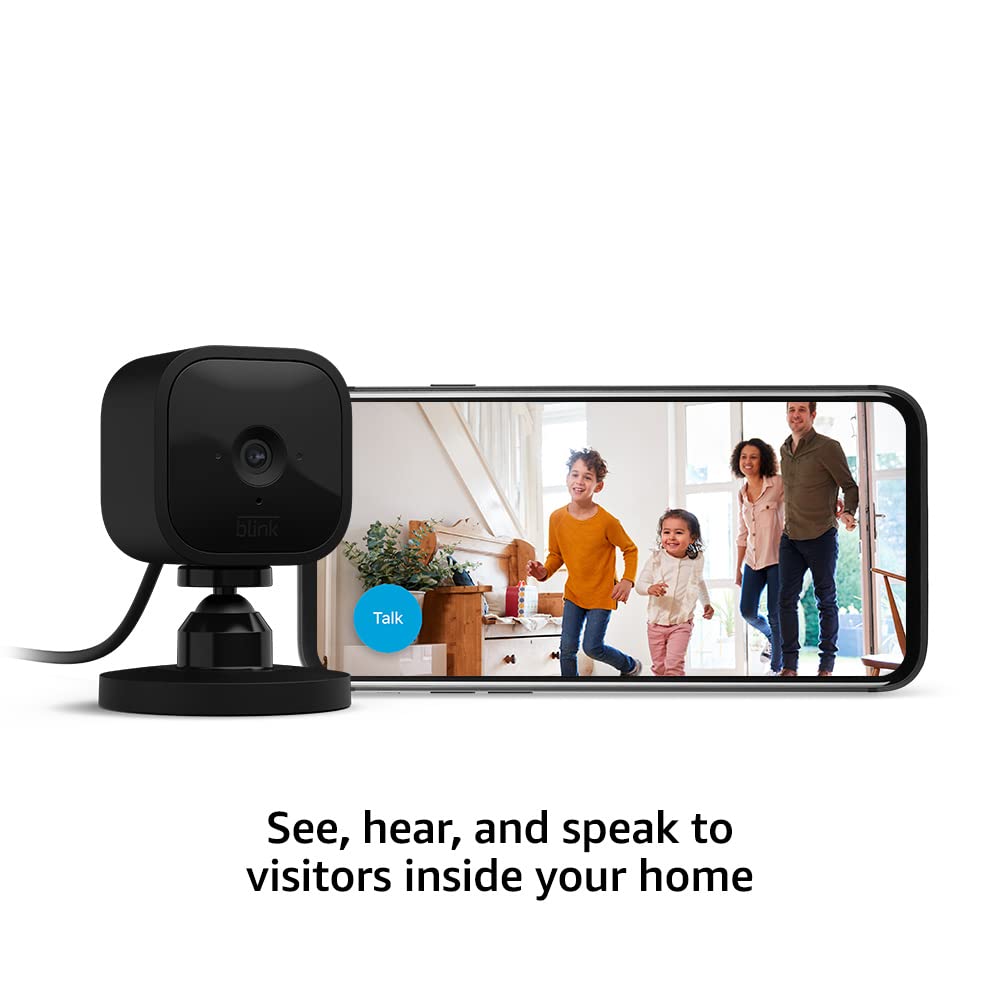Smart Security Camera
Blink Mini – Compact indoor plug-in smart security camera, 1080p HD video, night vision, motion detection, two-way audio, easy set up, Works with Alexa – 3 cameras (Black)
amzn.to/3AGUvi0
