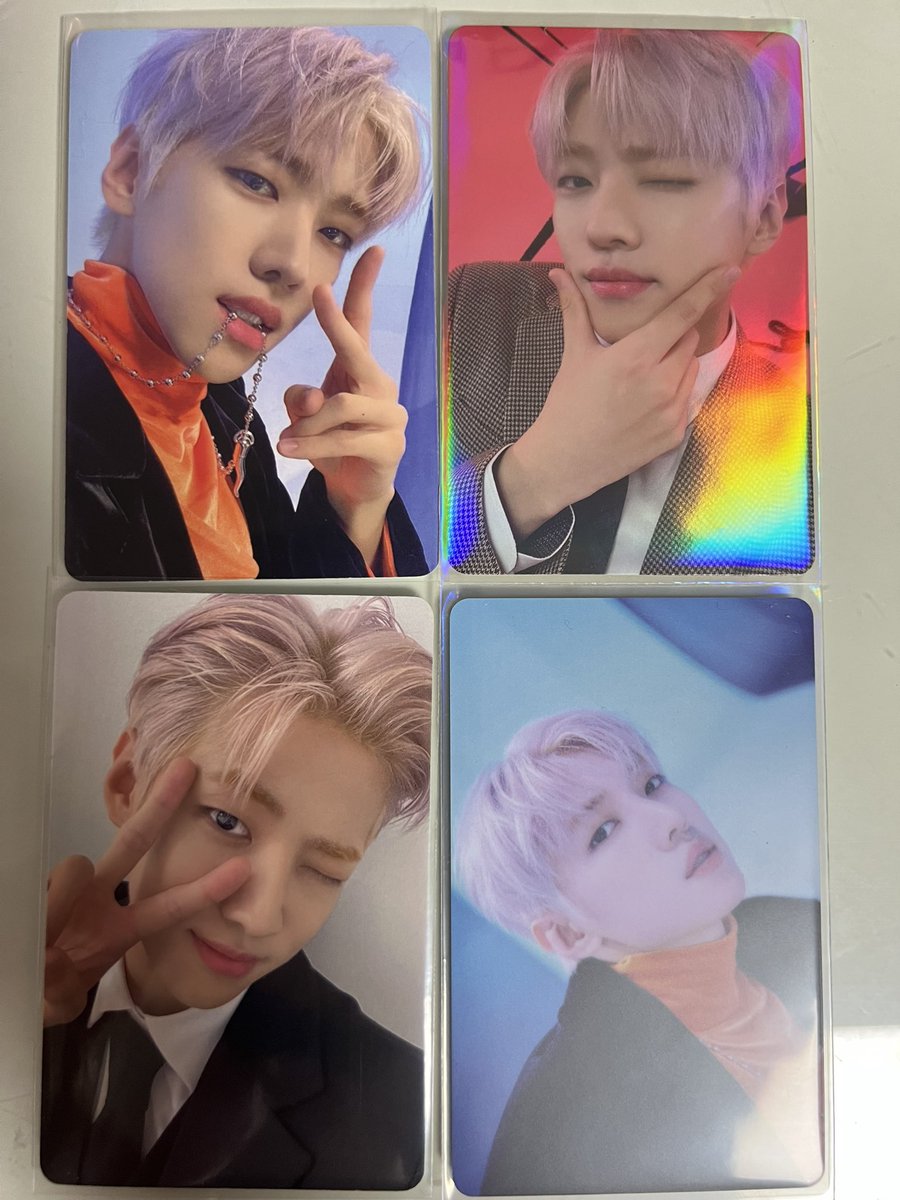 twtserror0928's tweet photo. 디케이지 호쫓 사랑도둑 앨범 포카 교환

저: 호쫒 앨범 포카(피어2종, 피어리스 템퍼, 플랫폼 PVC)
😇: 사랑도둑 재찬 포카(두번째 사진)

DKZ 경윤 세현 민규 재찬 문익 종형 기석
멬스 위드뮤 케타포 뮤앤드 점프업 마뮤테 디마뮤 호랑이가쫓아온다 BEUM MAUM 앨포 https://t.co/HJU1nTLll3