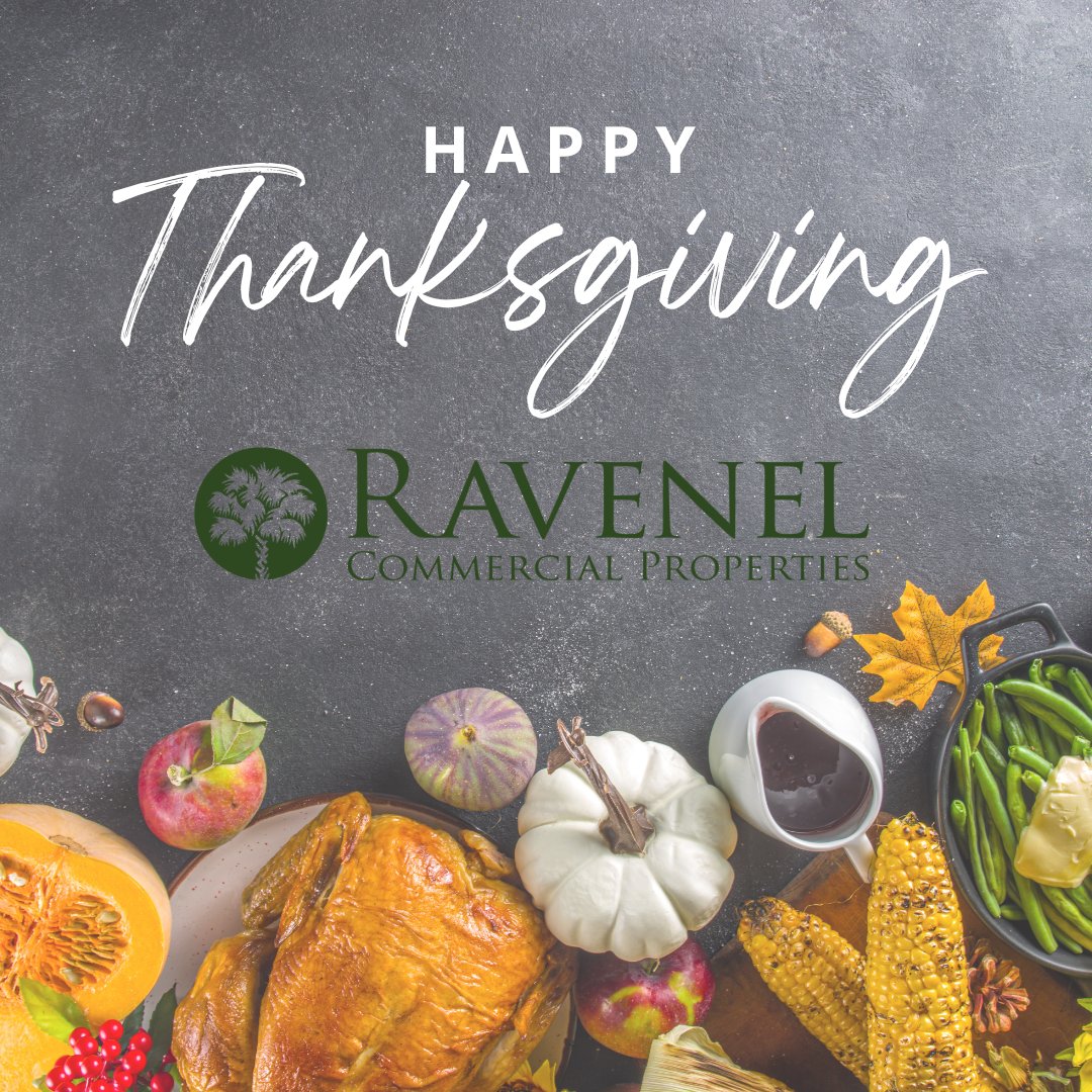 🦃We are thankful for our clients, friends, coworkers, and family this Thanksgiving. We hope your day is filled with blessings.

#CRE #charleston #retail #land #industrial #commercialRE #commercial #listingagent