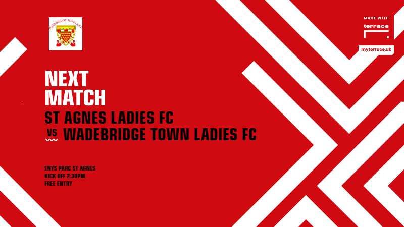 wadebridgelfc's tweet photo. This Sunday focus returns to the league as a head to early title contenders @stagnesladiesfc 

With both teams unbeaten and last season's two high scoring games this is sure to be a great game! 

@swsportsnews @TheCWFL 
#wadebridge #stagnes #weatherpermitting https://t.co/7r11Pv5m8g