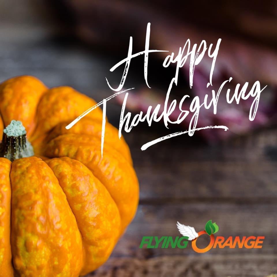 flyingorange's tweet photo. Happy Thanksgiving to you and yours! We hope you enjoy time with family and friends today. 🦃

We are most thankful for your continued support of our small business. Thank you for trusting us with all of your website and graphic design needs. 

#thankful #Thanksgiving https://t.co/RTL1wZ82yf