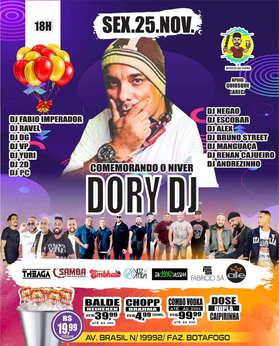 DJAndrezinho_CB's tweet photo. Sexta e tudo NO TUFรO NIVER DO HOMEM #DjDory Esqueci ๐๐ฅณ๐๐๐ผ https://t.co/53ugk37S2R
