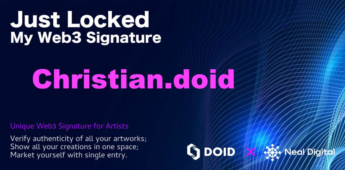 Christianeth's tweet photo. It’s the time. @rarelabmaster @DoidFoundation #DOID https://t.co/D2VagIBltY