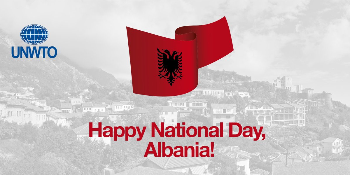 UNWTO's tweet photo. Facts about #Albania in 2022:

👉It's amongst the world's best performing destinations.
👉Albania spoke at the first #UN General-Assembly debate on sustainable tourism.
👉It participated in UNWTO Global Youth Tourism Summit #GYTS.

@MirelaKumbaro @visit_albania https://t.co/q43cHBzRTC