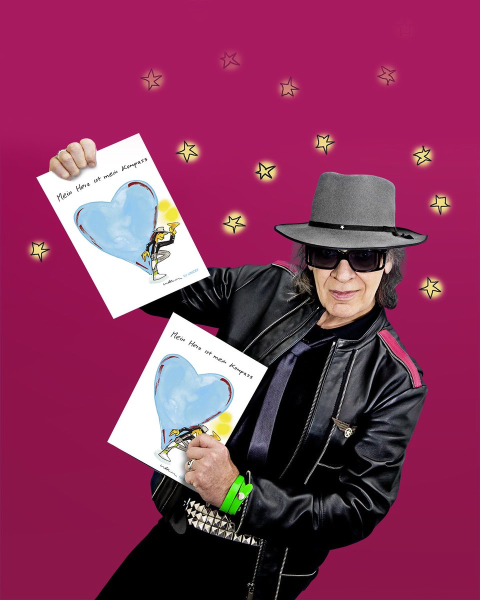 Claudia berger (@claudi__1) on Twitter photo Danke <a href="/udolindenberg/">Udo Lindenberg</a> . Mit einem blauen Herzen gegen „Chaos auf der Welt“. Unicef.de/Karten 📷 co: Tine Acke Danke <a href="/udolindenberg/">Udo Lindenberg</a> . Mit einem blauen Herzen gegen „Chaos auf der Welt“. Unicef.de/Karten 📷 co: Tine Acke