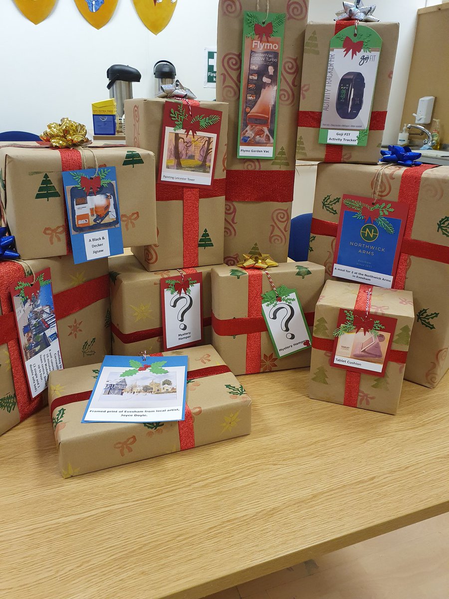 TrustAbbey's tweet photo. Roll up, roll up! Come and have a go on our raffle this weekend at the #Evesham Christmas Artisan Fair
 £1 a ticket and so much to be won! https://t.co/L8COLWLpOJ