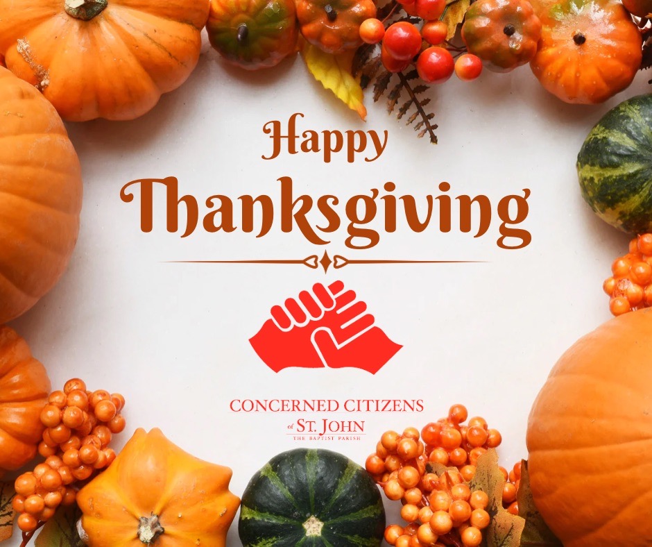 CCOStJohn's tweet image. We’re grateful for our community this Thanksgiving!   Thank you to the residents of St. John the Baptist Parish for all your support! #HappyThanksgiving