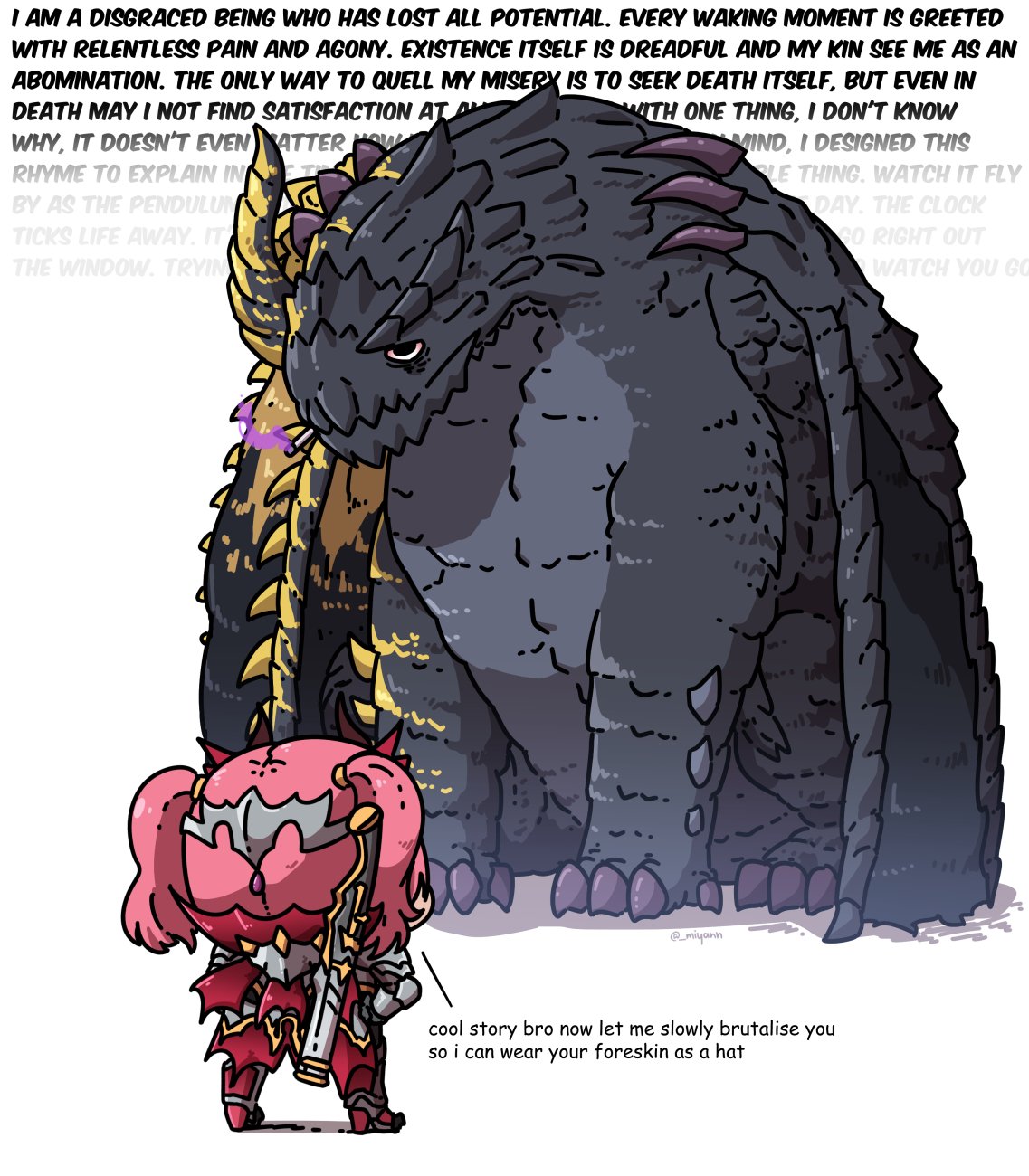MΔDDiE on Twitter "I kinda feel bad about chaotic gore magala but also
