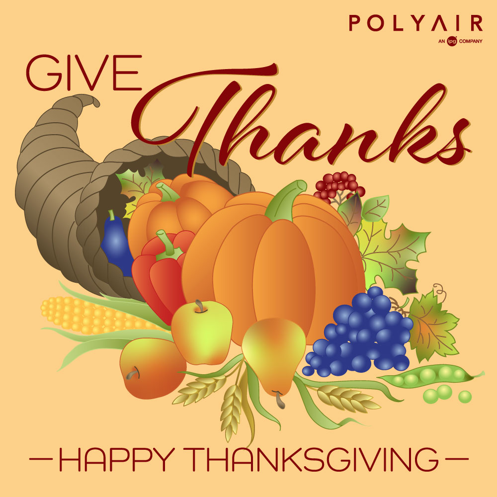 PolyairPro's tweet image. Polyair would like to wish everyone a happy and filling Thanksgiving!

#thanksgiving #holidays