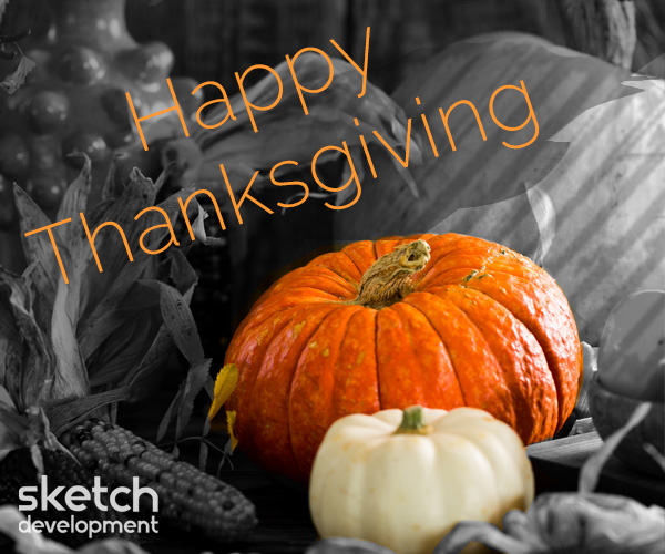 sketchdevelops's tweet image. Happy Thanksgiving from our team to yours! We're thankful for each and every one of you. Enjoy the day and (hopefully) long weekend. 
#happythanksgiving #sketchgiving