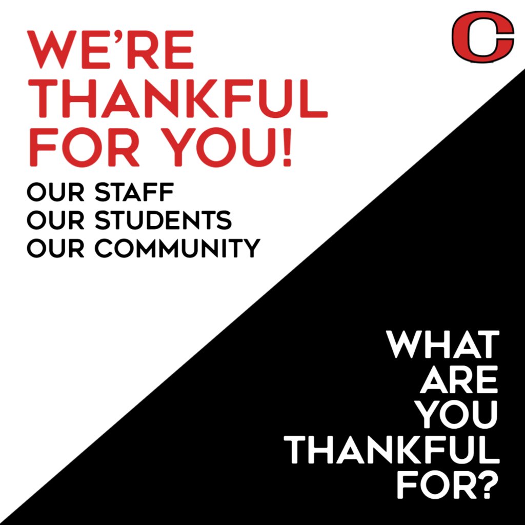 clinton_schools's tweet photo. We're thankful for you! Let us know what you're thankful for in the comments!

Happy Thanksgiving! https://t.co/NyyJSGkKAT