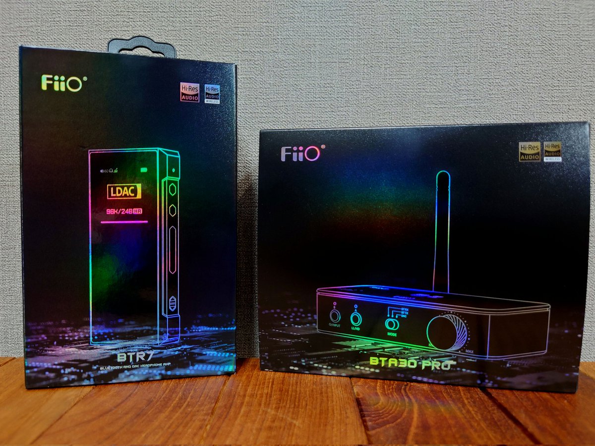 _kobatch_'s tweet photo. 【BTR7 ＆ BTA30pro】無線でもIER-Z1R聴きたかったのと、THXのアンプ聴いてみたかったのと、プレステも無線化してaptX-LLでゲームしたかったので🤔✨
#fiio
#btr7
#bta30pro
#briseaudio
#asuhale
#ierz1r
#イヤホン
#sony 
#ソニー https://t.co/rSJpwLDBPy
