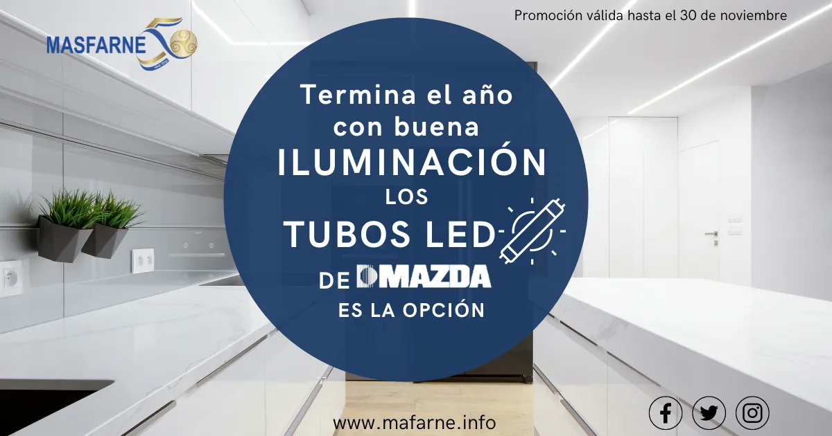 Masfarne's tweet image. 👉Pregunta a nuestro equipo comercial por esta promoción.
¡No te dejara indiferente!
#TubosLED #mazda