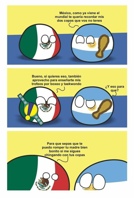 jerry_hdz's tweet photo. jajajajajaj me encontré esto por ahí, jajajaja #Mexico VS #Argentina va a estar dura la pelea .... ojalá no en las gradas😓 https://t.co/Q5CWMAKlte