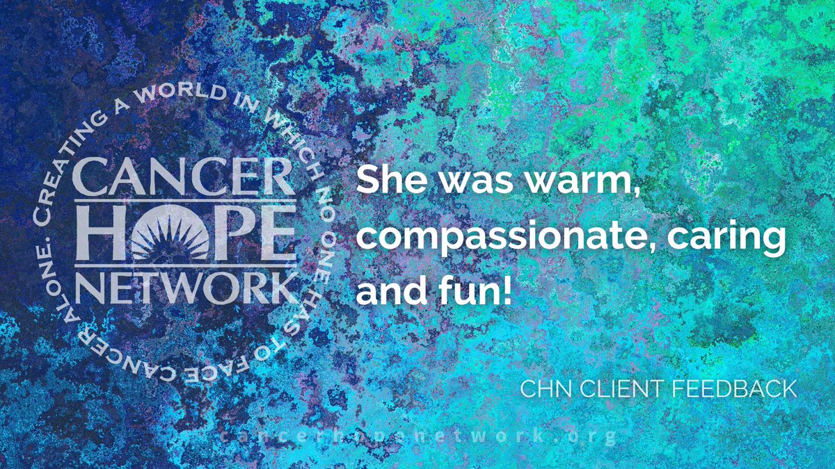 CancerHopeNet's tweet photo. Find someone who understands. Connect with a #cancer survivor mentor: https://t.co/A5FW6Y6dZU​
#CancerHopeNetwork #oncology #CancerCare #CancerCaregiver #CancerSupport #peersupport https://t.co/S9pKTQgDuD