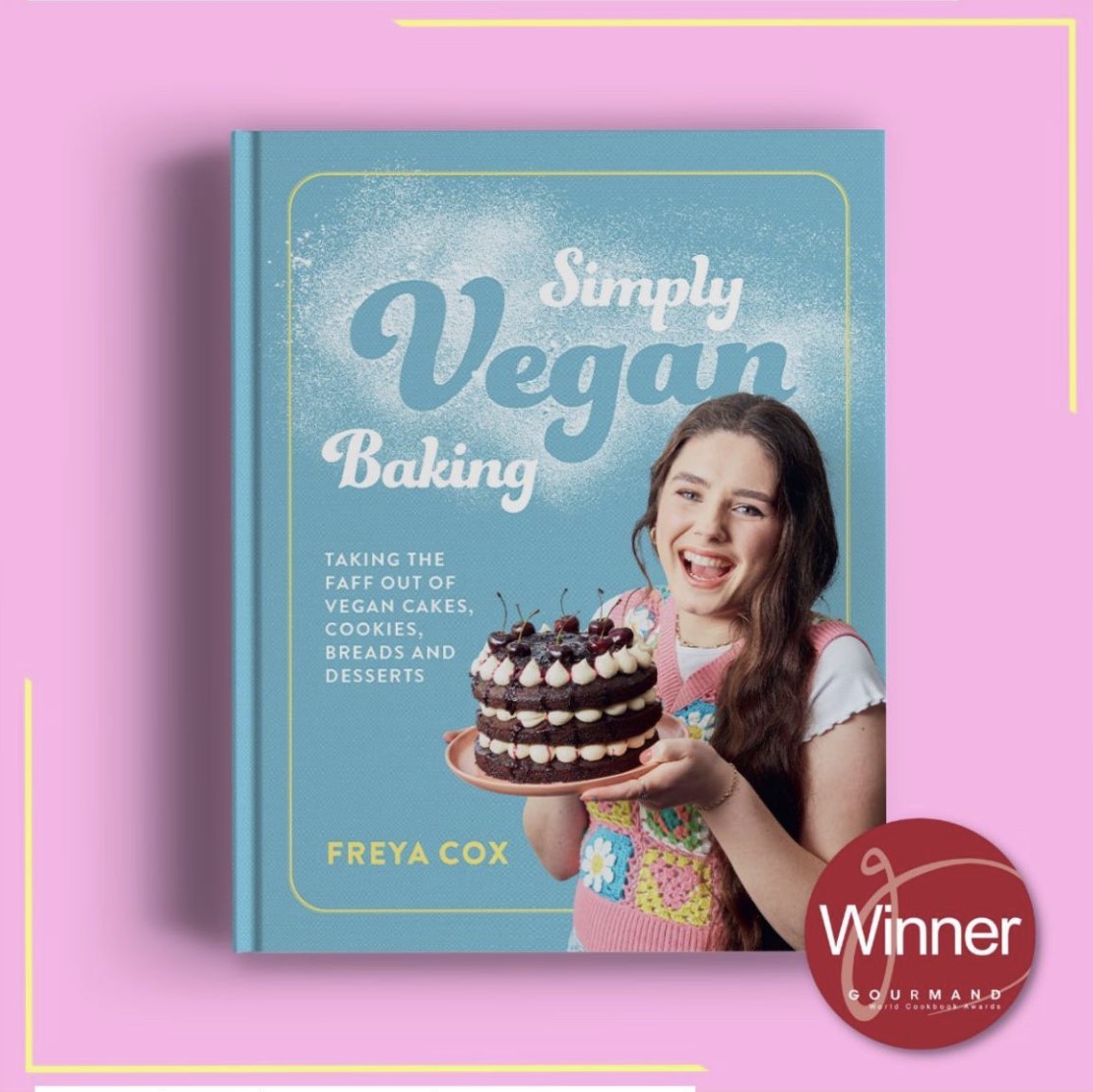 Delighted to share that @freyacox_'s debut book has won a Gourmand Award! #ProudAgents #vegan #GBBO