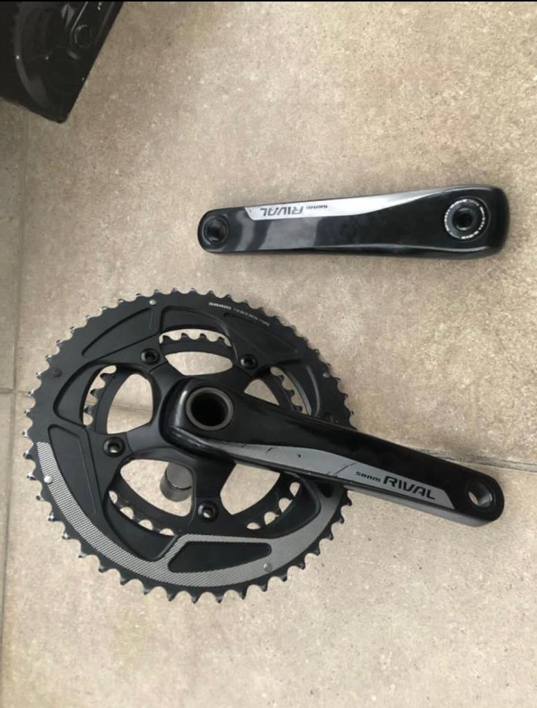 Cyclopath_'s tweet photo. -Fizik Terra X5
Black
Size: 43
Harga 2jt nego
Kondisi seperti di foto alias bagus. Hampir tidak pernah dipake gravel
-Crank SRAM Rival 22 GXP
110 BCD, 50/34
Crank arm 170
Harga 2jt nego
Beli dr aliexpress, jadi serial number di scratched #fnfjb https://t.co/9XuhBuJFmg