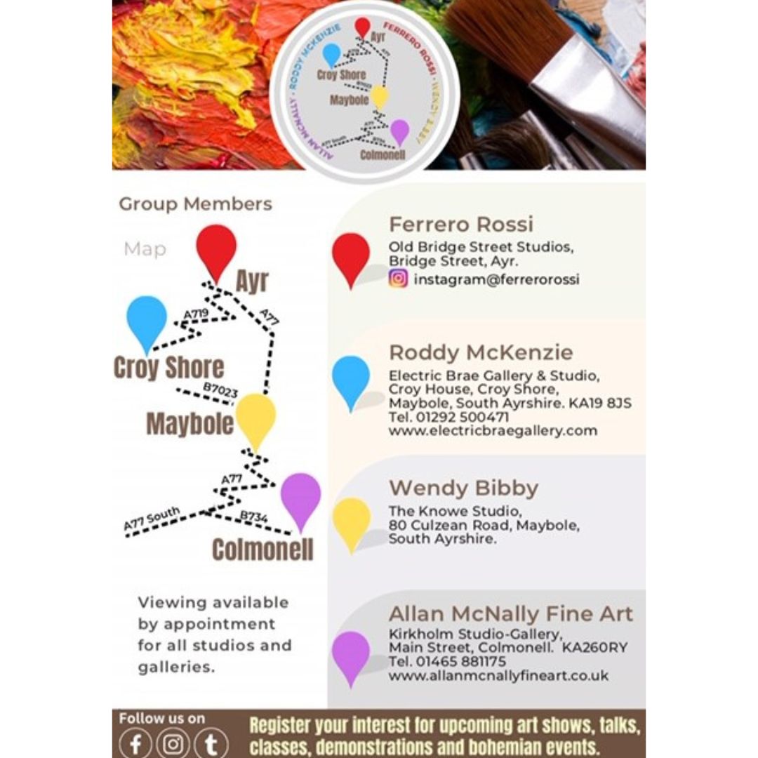 Fair Saturday Scotland (@fairsatscot) on Twitter photo Old Bridge Street Studios CIC in Ayr is launching at Fair Saturday! Friday 25th Nov, 4-8pm, Sat 26th Nov, 12-4pm. <a href="/ElectricBraeArt/">ElectricBrae Gallery</a> <a href="/FerreroRossi/">Ferrero Rossi</a> <a href="/AllanMcNallyArt/">Allan McNally Art</a> Wendy Bibby #fairsaturdayscotland #oldbridgestreetstudio Old Bridge Street Studios CIC in Ayr is launching at Fair Saturday! Friday 25th Nov, 4-8pm, Sat 26th Nov, 12-4pm. <a href="/ElectricBraeArt/">ElectricBrae Gallery</a> <a href="/FerreroRossi/">Ferrero Rossi</a> <a href="/AllanMcNallyArt/">Allan McNally Art</a> Wendy Bibby #fairsaturdayscotland #oldbridgestreetstudio