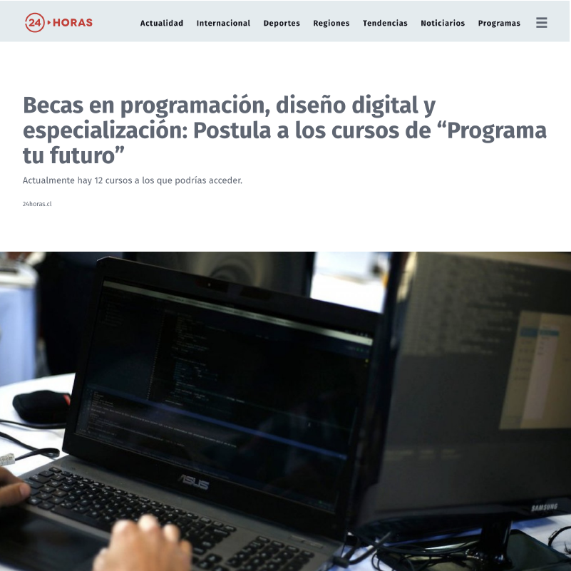 OTICSOFOFA's tweet photo. ➡Masiva cobertura al lanzamiento de prensa del lanzamiento las #becas #ProgramaTuFuturo de @tdparachile , que ofrece más de 2.800 cursos #gratuitos de especialización en el área #digital y de #programación.
@SenceChile #OticSofofa
📌Postula en 👉https://t.co/4haNSMbrQI https://t.co/qH1fBg4bcp