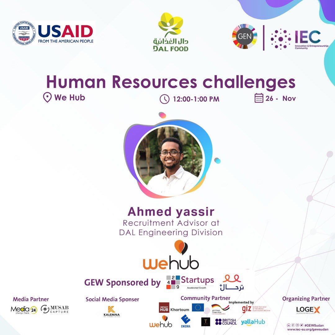 WeHub1's tweet photo. Human Resources challenges  
ستكون ايضا من الورش المتوفره ليوم السبت الموافق 26 نوفمبر
 
📍سارعوا بالتسجيل فالمقاعد محدودة جداً

Human Resources challenges workshop 
will also be available on Saturday November 26, 

📍hurry up to register, the seats are very limited. https://t.co/aY2002kkrC