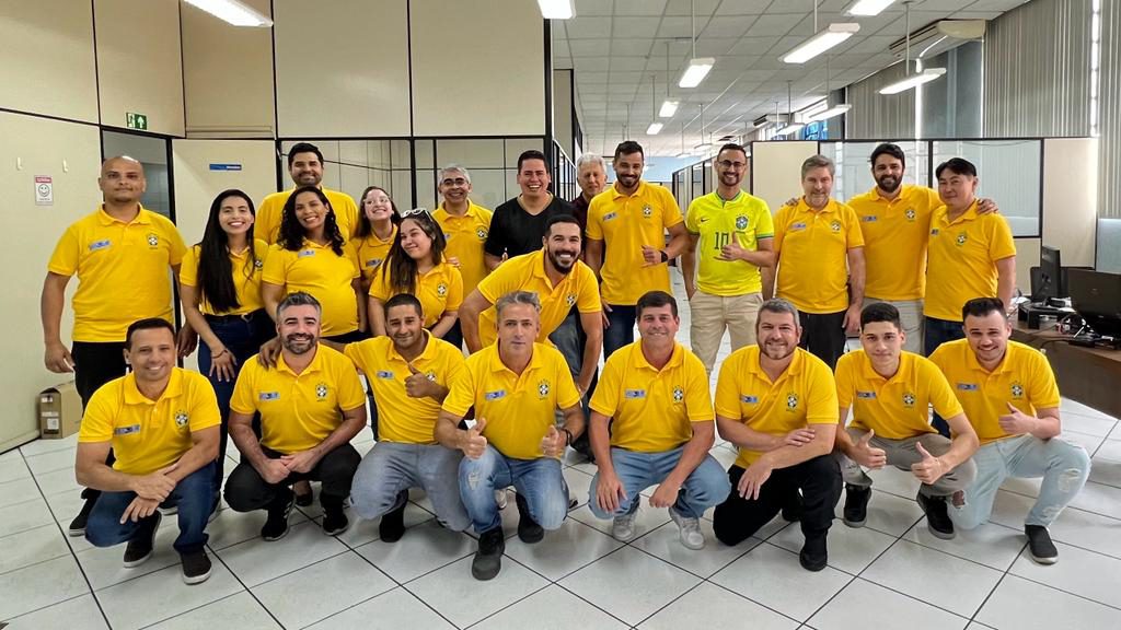 GpCabling's tweet image. O time da GP Cabling está preparado pra torcer muito pela vitória da nossa Seleção na estreia do Brasil na #copadomundo2022.

Que venha o HEXA!