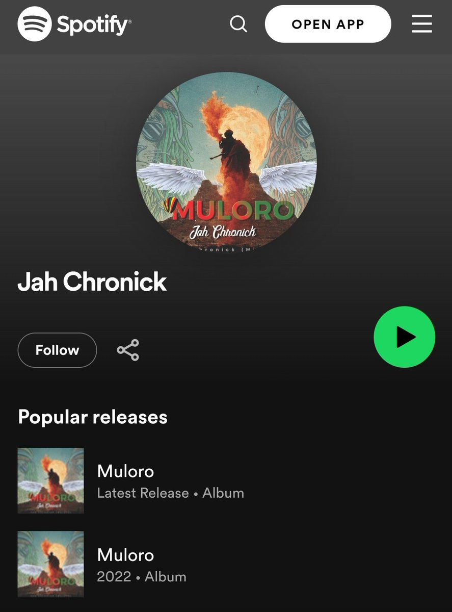 creatives_m's tweet photo. Jah Chronick has finally reached 5K views on YouTube !!☔♥️ #MULORO single is breaking records in 2 weeks of release. 

Now available on #Spotify &amp; #Itunes.👏 This #Afrobeats song is going places for real. From Limpopo #Venda to the World. 👉 https://t.co/xiZeMZSMDp
#BlackFriday https://t.co/2duVvYGOoh