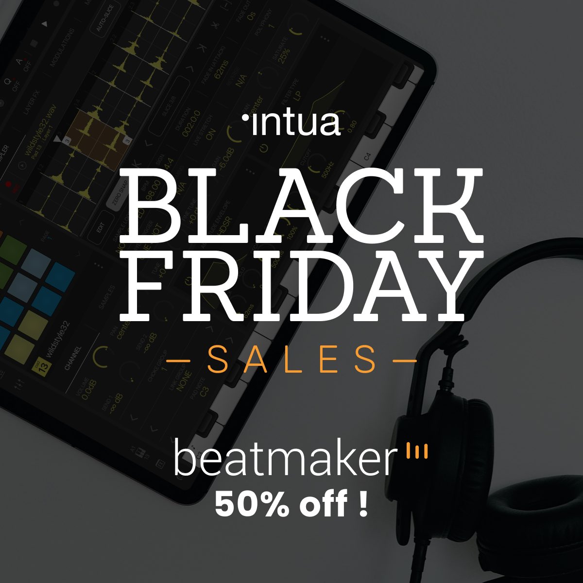 Start chopping for half the price! BeatMaker 3 is 50% off from November 24th until the 28th!! 😱 #blackfriday2022 #beatmaker3