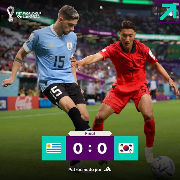 ferluiscuadros's tweet photo. Arcos cerrados. #Uruguay y #CoreaDelSur empatan en la primera fecha del grupo H. Resultado complejo para los objetivos de los charrúas 🇺🇾, en la próxima fecha enfrentan a la #Portugal de #CristianoRonaldo que hoy juega contra #Ghana. ✍🏻 https://t.co/ESsvkPXFlD