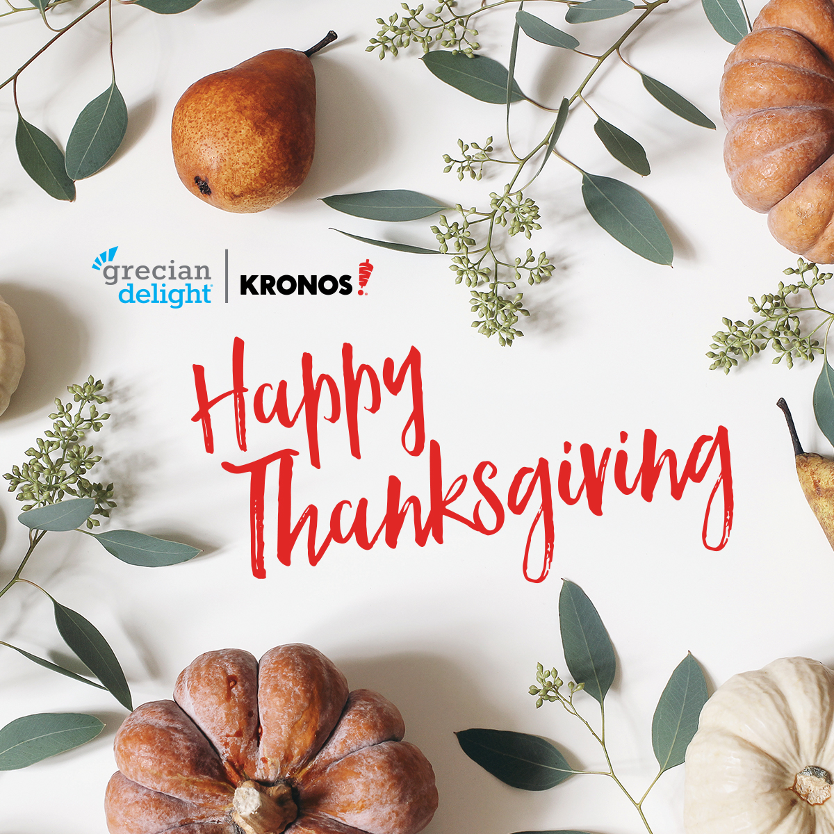 We are thankful for so much this Thanksgiving, including all the restauranteurs and great partners that we work with. We appreciate you and are so thankful that you've partnered with us to put great food out into the world.