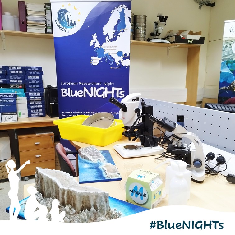 Bluenights_eu's tweet photo. At the Department of Geoscience of the #UniversityofMalta, on the 2nd of December, a tide of pupils from several schools on the island will be visiting our laboratories where the scientists work toward the protection of our oceans!
#blueNIGHTs #bluenightseu https://t.co/QHGgWJjnjy