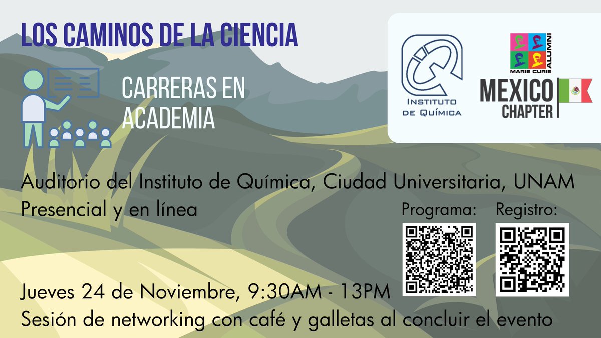 Nuestro simposio de Los Caminos de la Ciencia está por empezar! Si no te pudiste registrar, puedes seguirnos en vivo por YouTube, o verlo más tarde: youtube.com/@mcaa_mexico