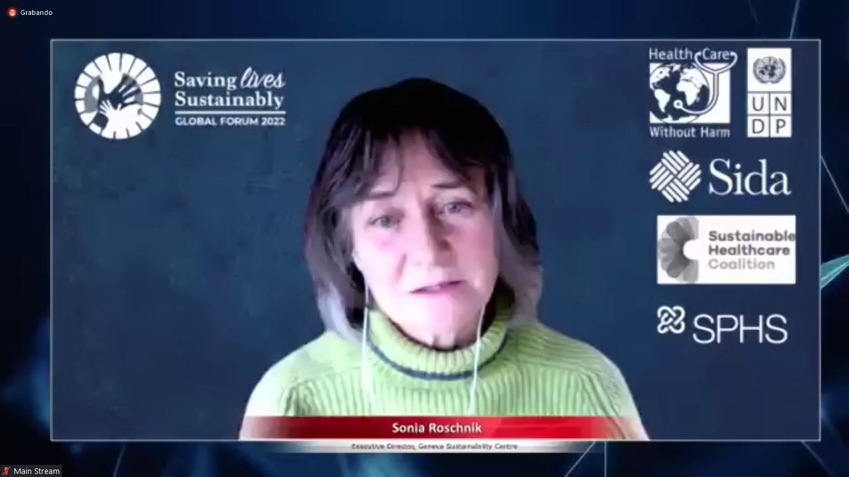 "We are focusing on action", says <a href="/soniarosch/">Sonia Roschnik</a>  highlighting the #healthcare sector leadership in the everyday work by taking climate action 

Learn more about the leadership for sustainable supply chains in health care systems: us06web.zoom.us/webinar/regist…