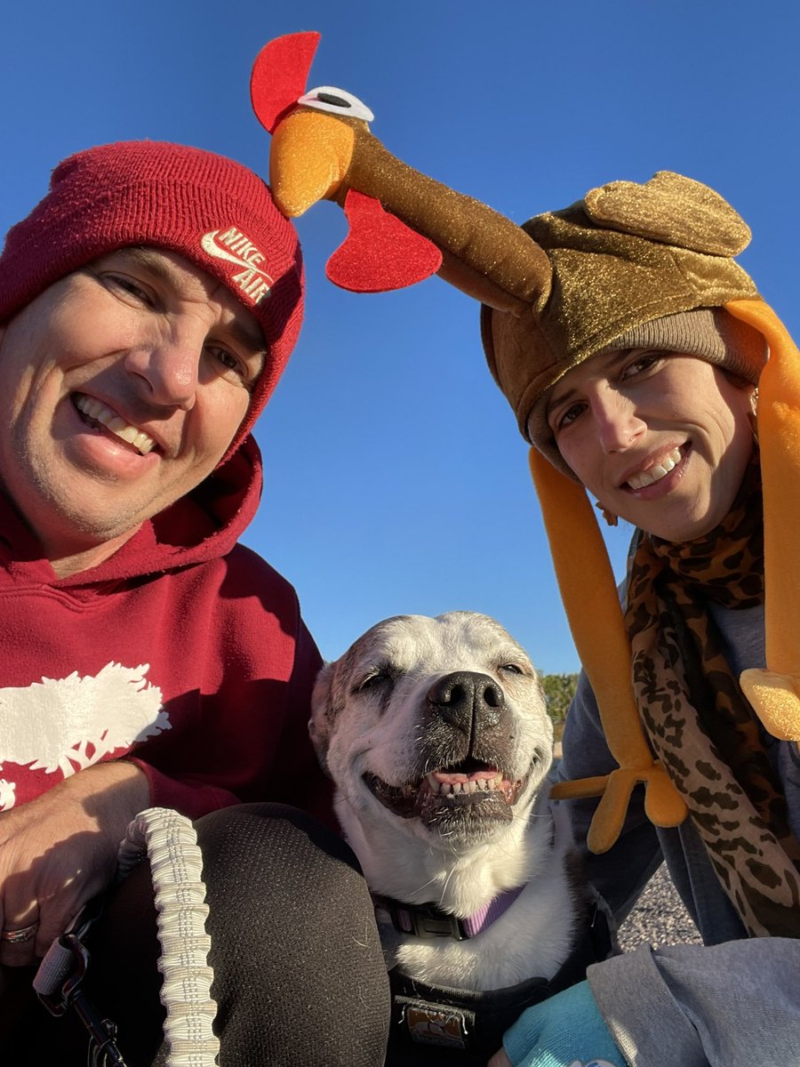 Happy Thanksgiving! 🦃 Out on our morning turkey trot!