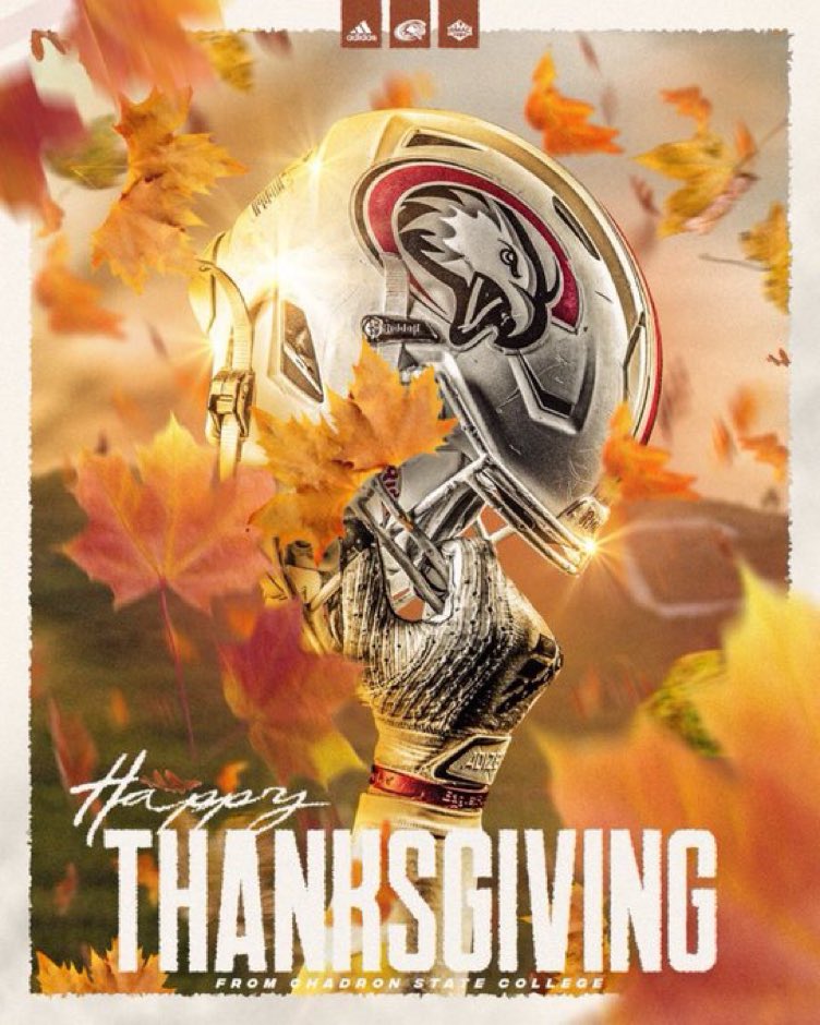 Thank you for the graphic!! Happy Thanksgiving!! <a href="/CoachSasse/">Clint Sasse</a> <a href="/CSCFootball/">Chadron State Football</a> <a href="/CoachJayLong/">Jay Long</a>
