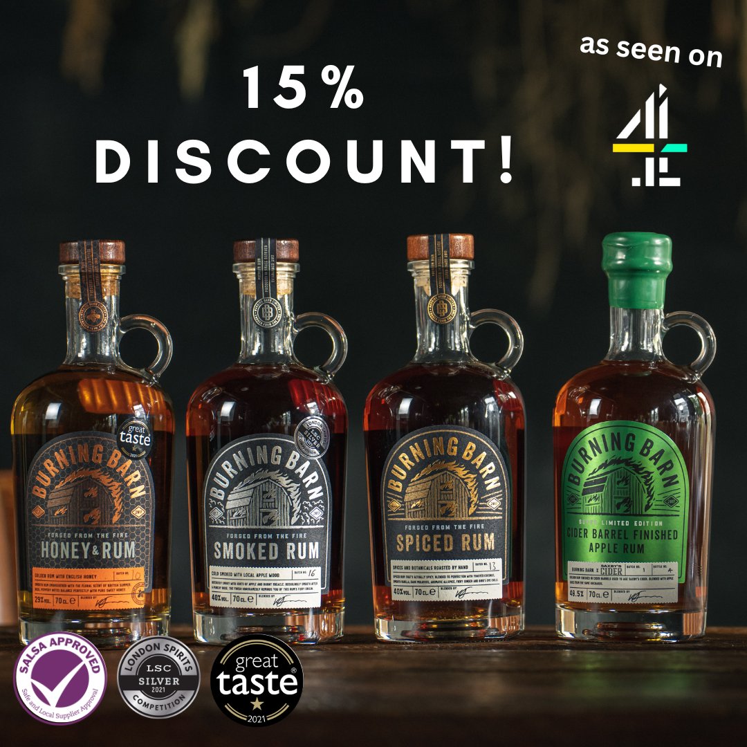 Burning Barn Rum (@burningbarnrum) on Twitter photo β‘οΈDiscount Code ALDISENTMEβ‘οΈ
Tonightβs the night! Weβre on bloody television. Have a watch and see the Managing Director of buying for a top 5 UK Supermarket tear chunks out of us - or maybe she really liked our rum! Who knows - <a href="/channel4/">Channel 4</a> 8pm <a href="/aldiuk/">Aldi Stores UK</a> #aldisnextbigthing β‘οΈDiscount Code ALDISENTMEβ‘οΈ
Tonightβs the night! Weβre on bloody television. Have a watch and see the Managing Director of buying for a top 5 UK Supermarket tear chunks out of us - or maybe she really liked our rum! Who knows - <a href="/channel4/">Channel 4</a> 8pm <a href="/aldiuk/">Aldi Stores UK</a> #aldisnextbigthing