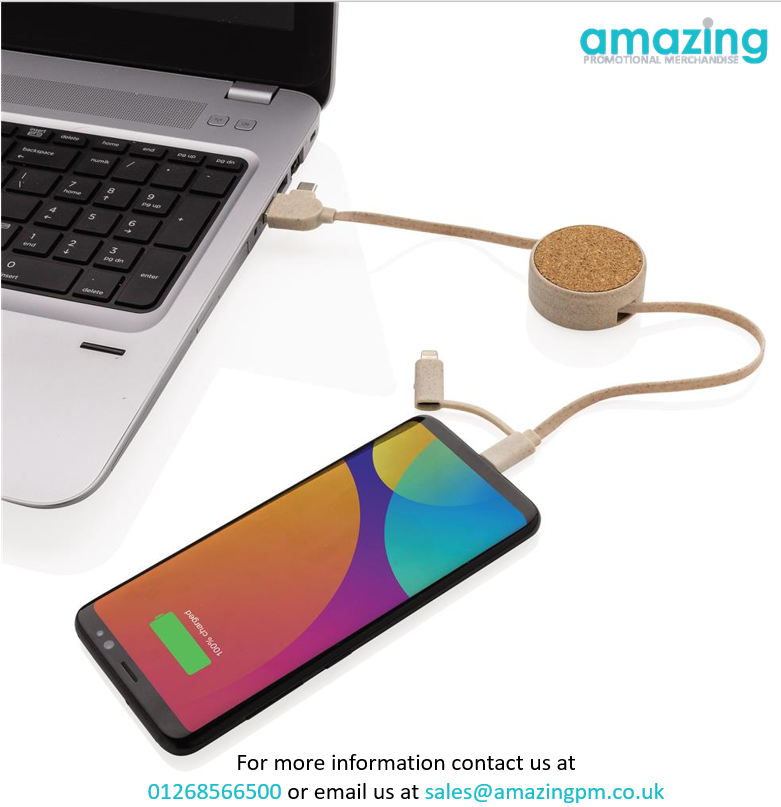 amazingpmuk1's tweet photo. Unique design retractable cable that allows you to charge any type of item from any type of USB source. Made from cork and wheat straw (35%) mixed with ABS and PVC free TPE cable.
#ecofriendly #chargercable https://t.co/fjFAzedonh