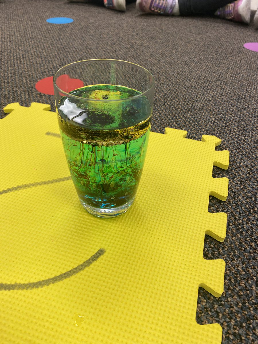 Shnevia's tweet photo. Fireworks in a cup for rainbow day 🌈. #kindergartenexperiments @TVDSB https://t.co/NpX9LO6ERe