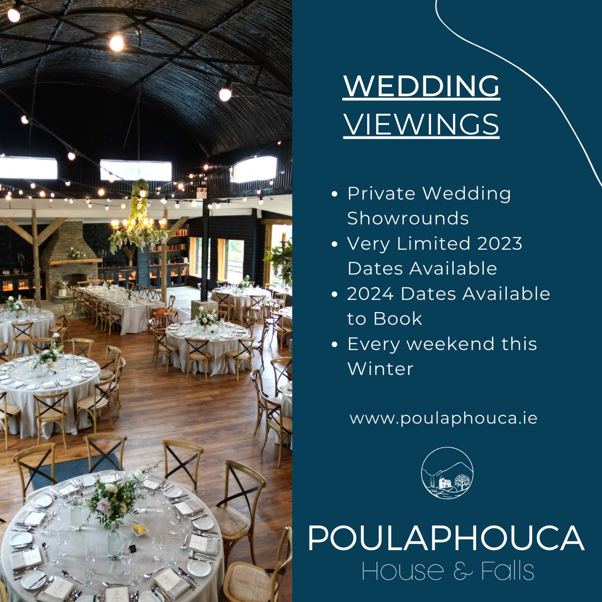 Poulaphouca House & Falls tweet media